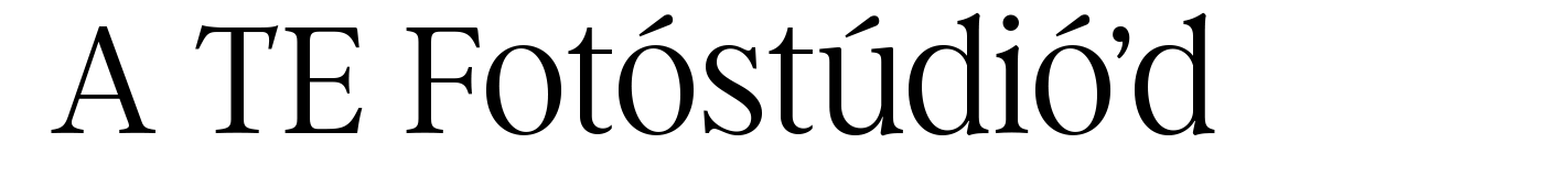 A TE Fotóstúdió'd